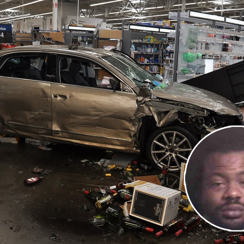 Disgruntled Ex Employee Drives Car Through Walmart