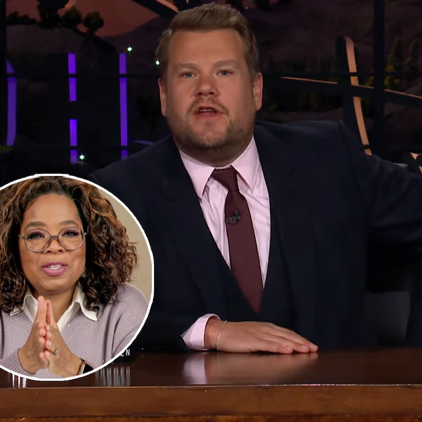 James Corden Calls Oprah to Pitch Her Business Idea, Almost Reveals Her Number On Air