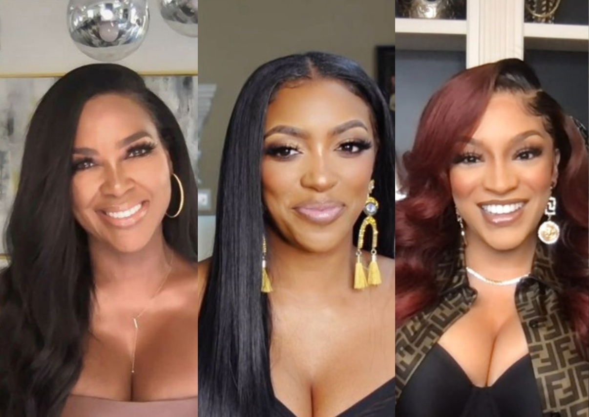 RHOA's Kenya Moore Shades Porsha Williams' "Continuous Lies" and Hypocrisy, Suggests Drew Sidora Couldn't Afford Her Home Without Husband and Reacts to Her Alleged Kiss With LaToya Ali