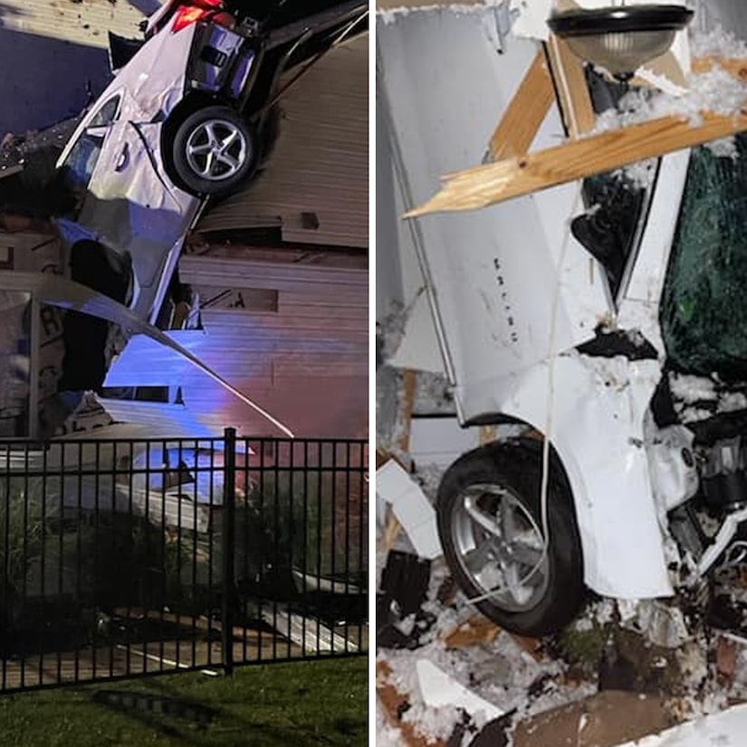 Couple Woken by Teen Drivers Coming Through Roof