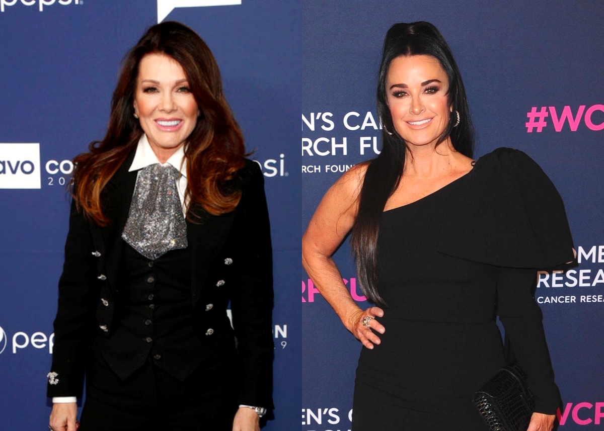 Lisa Vanderpump Denies Defacing Fan's RHOBH Cast Photo and Accuses Kyle Richards of Lying Against Her as Kyle Insists She Defaced Their Group Pic