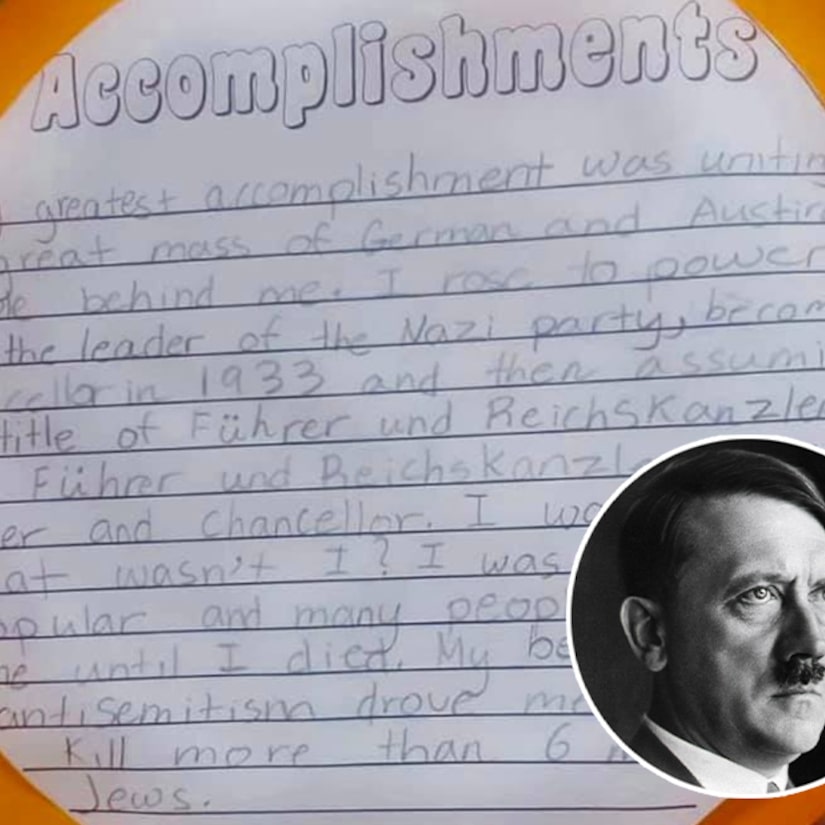 NJ School Under Investigation After Displaying 5th Grader's Assignment on Hitler's 'Accomplishments'