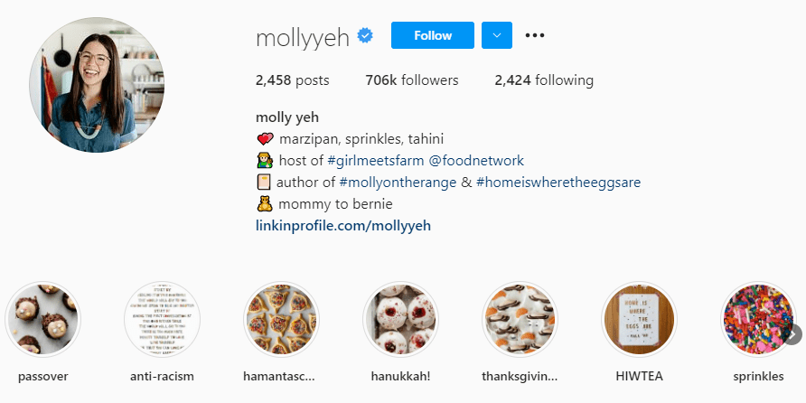 macro influencer mollyyeh