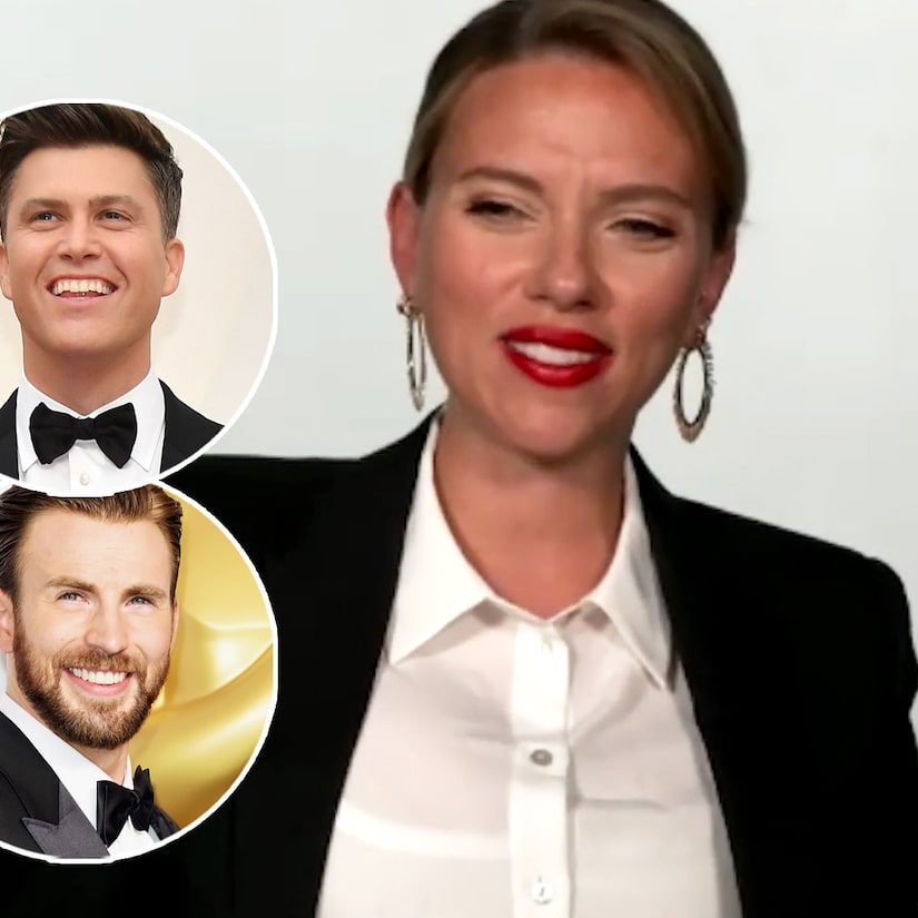 Scarlett Johansson Says Colin Jost Hates Spoilers, Talks 'Great' Friendship with Chris Evans