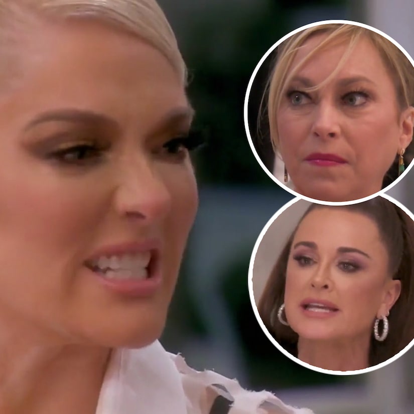 Erika Jayne Cries, Blows Up on RHOBH Costars During Dinner Party from Hell: 'Why Are You Torturing Me?'