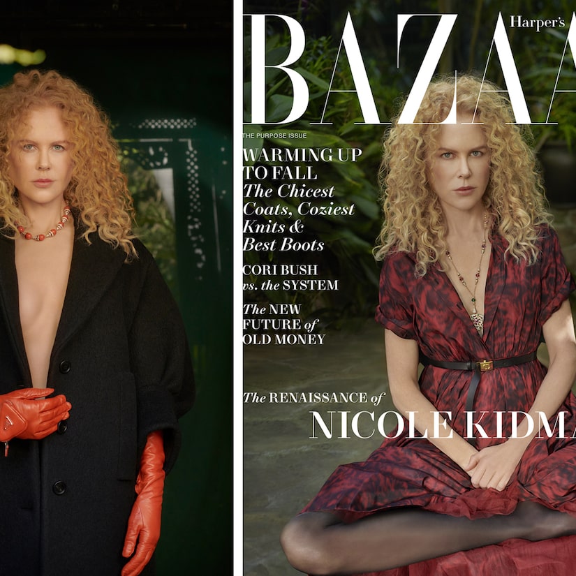 Nicole Kidman Talks Tom Cruise & Keith Urban Marriages, Shows Natural Curls In Harper's Bazaar