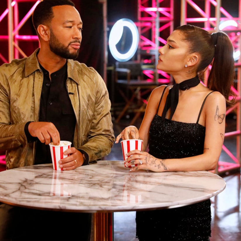 The Voice Recap: Ariana Grande and John Legend Storm Off Set as Blake Shelton and Kelly Clarkson Fight