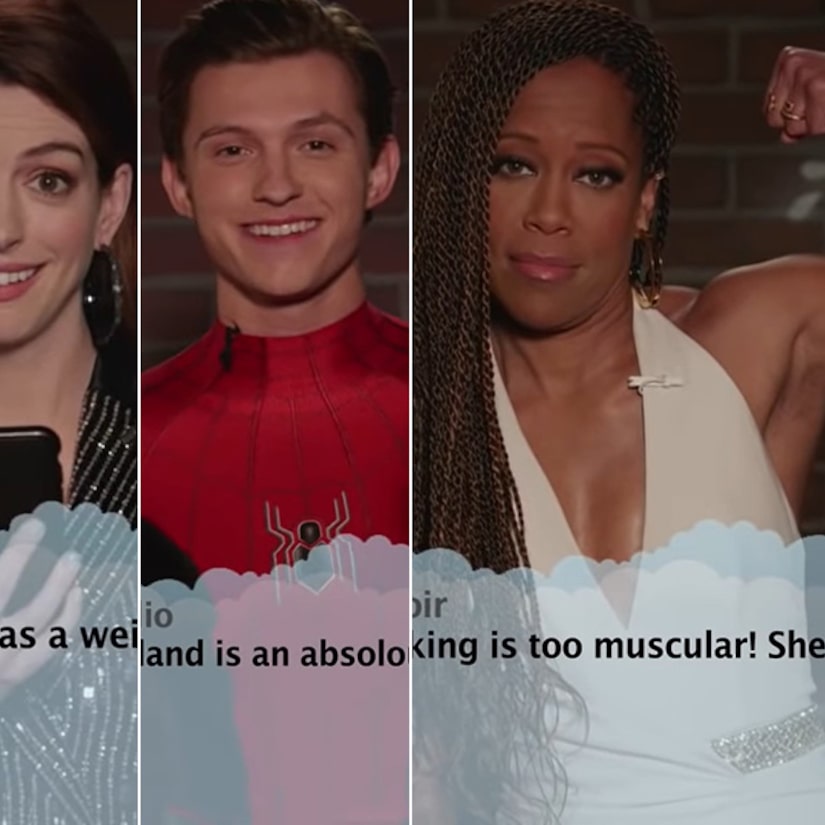 Kimmel's Mean Tweets: Tom Holland Slings Back, Anne Hathaway's Burn and Regina King's Epic Flex