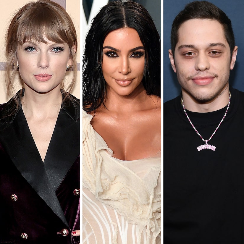 Kim Kardashian Praises Taylor Swift, Won't Say Pete Davidson's Name on Podcast