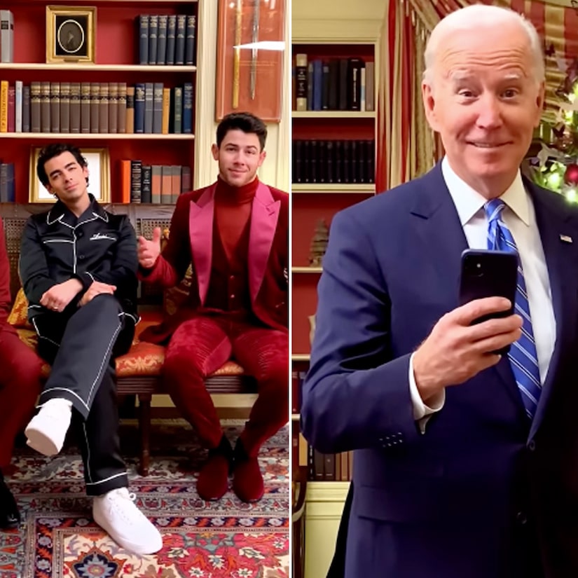 Jonas Brothers Team Up with President Joe Biden For Viral 'Joe Byron' TikTok