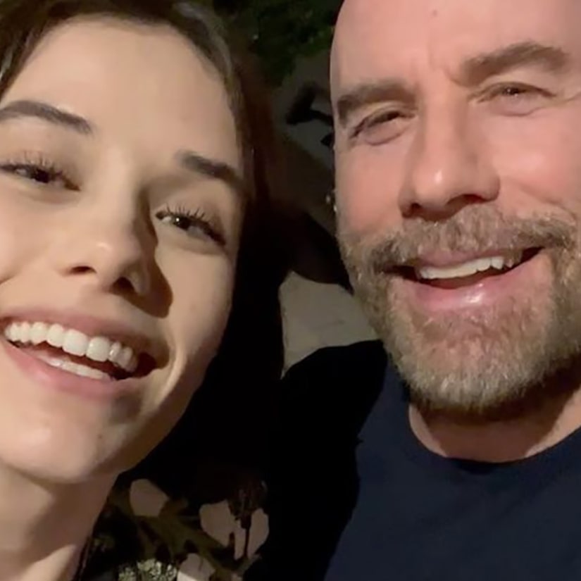 John Travolta Couldn't Be Prouder, Joins Daughter Ella to Help Promote Debut Single 'Dizzy'